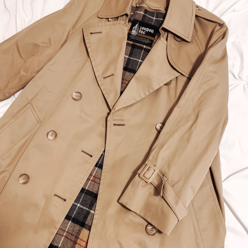 💐 SALE 💐 London Fog Tan/Beige Trench Coat
